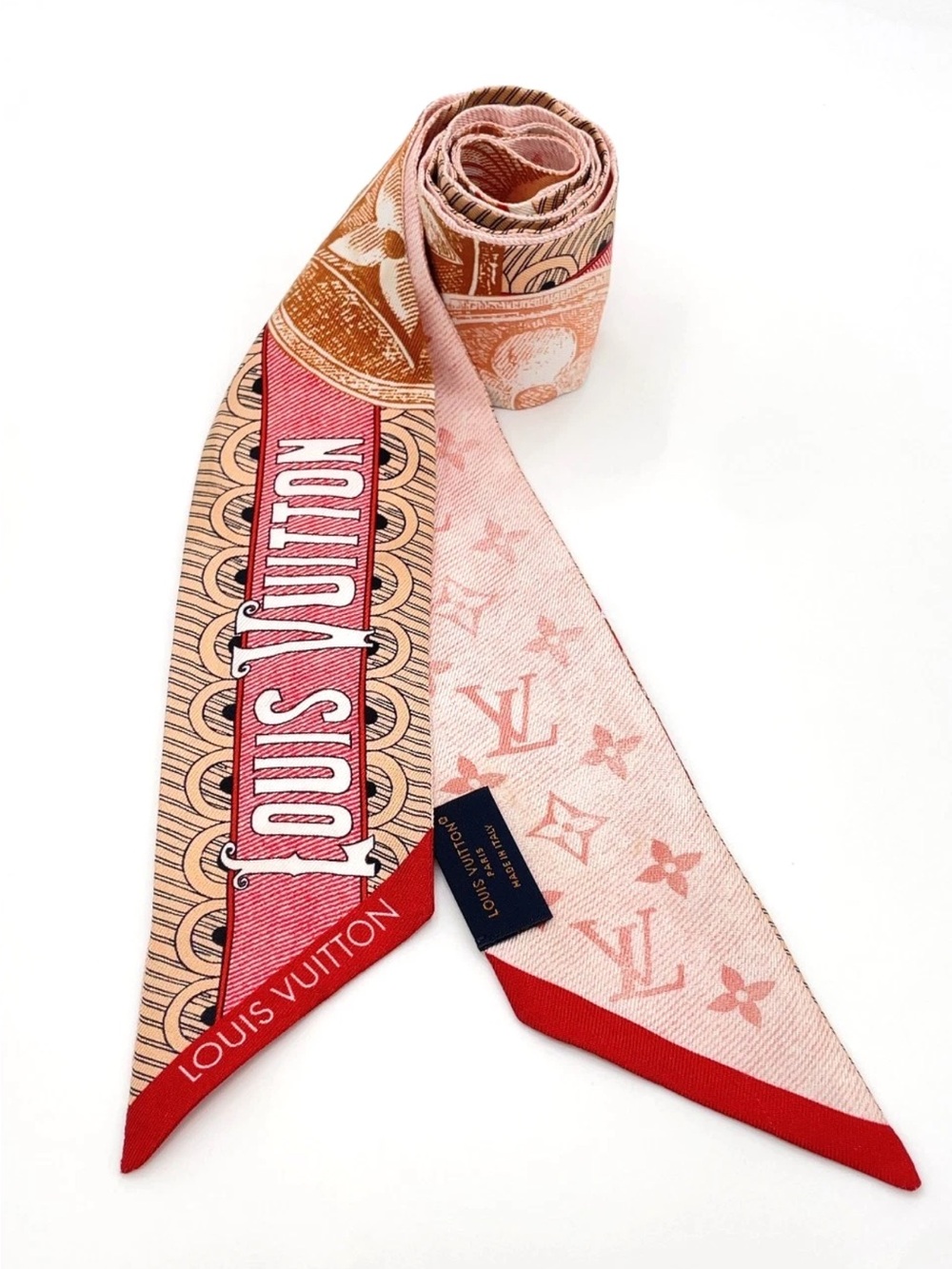 Louis Vuitton Bandeaux  Long Scarf Multicolor WITH LV BOX